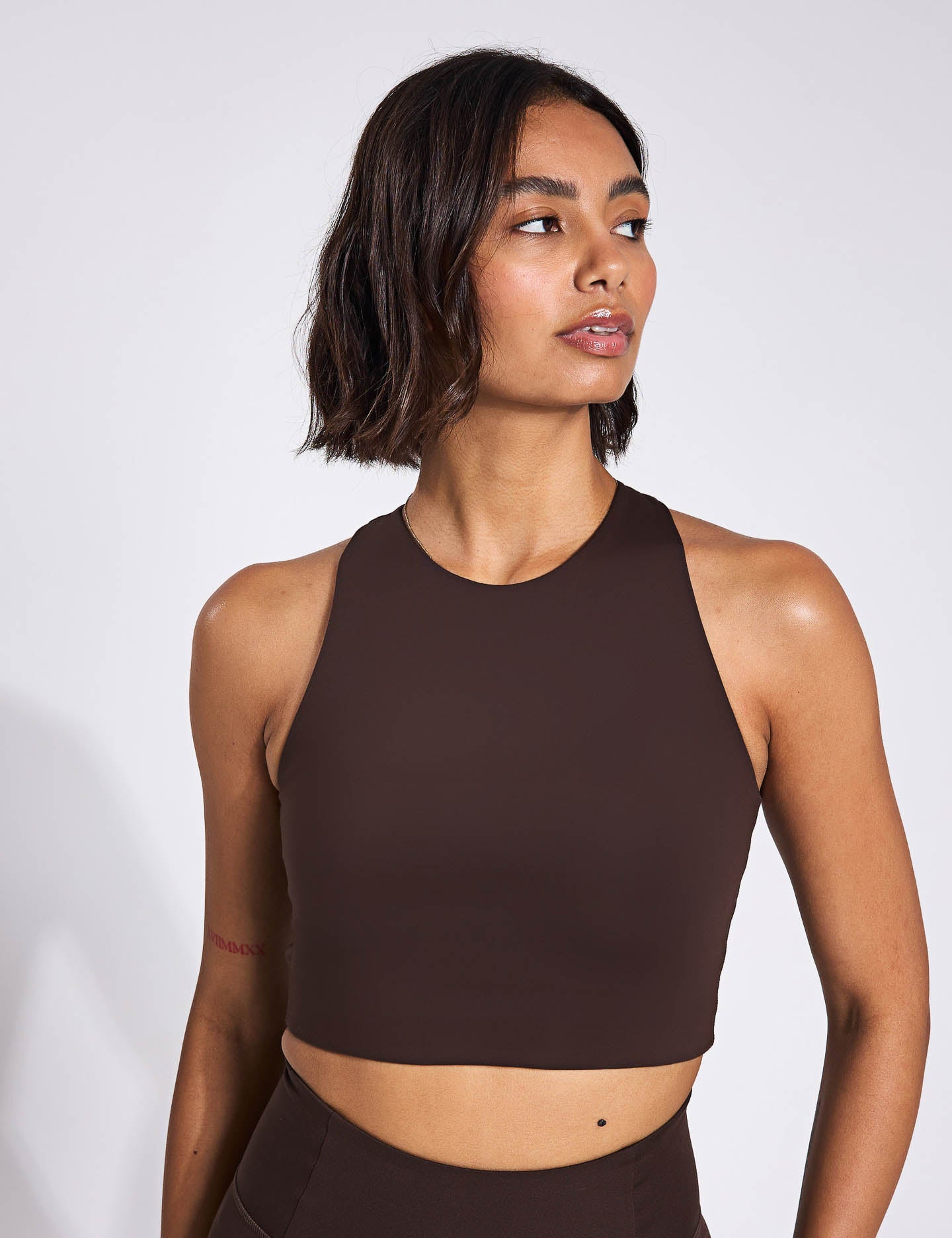 Dylan Bra - Comfortable & Supportive Cocoa Bean Color Wireless Bra for Women | Perfect for Yoga, Workouts & Everyday Wear