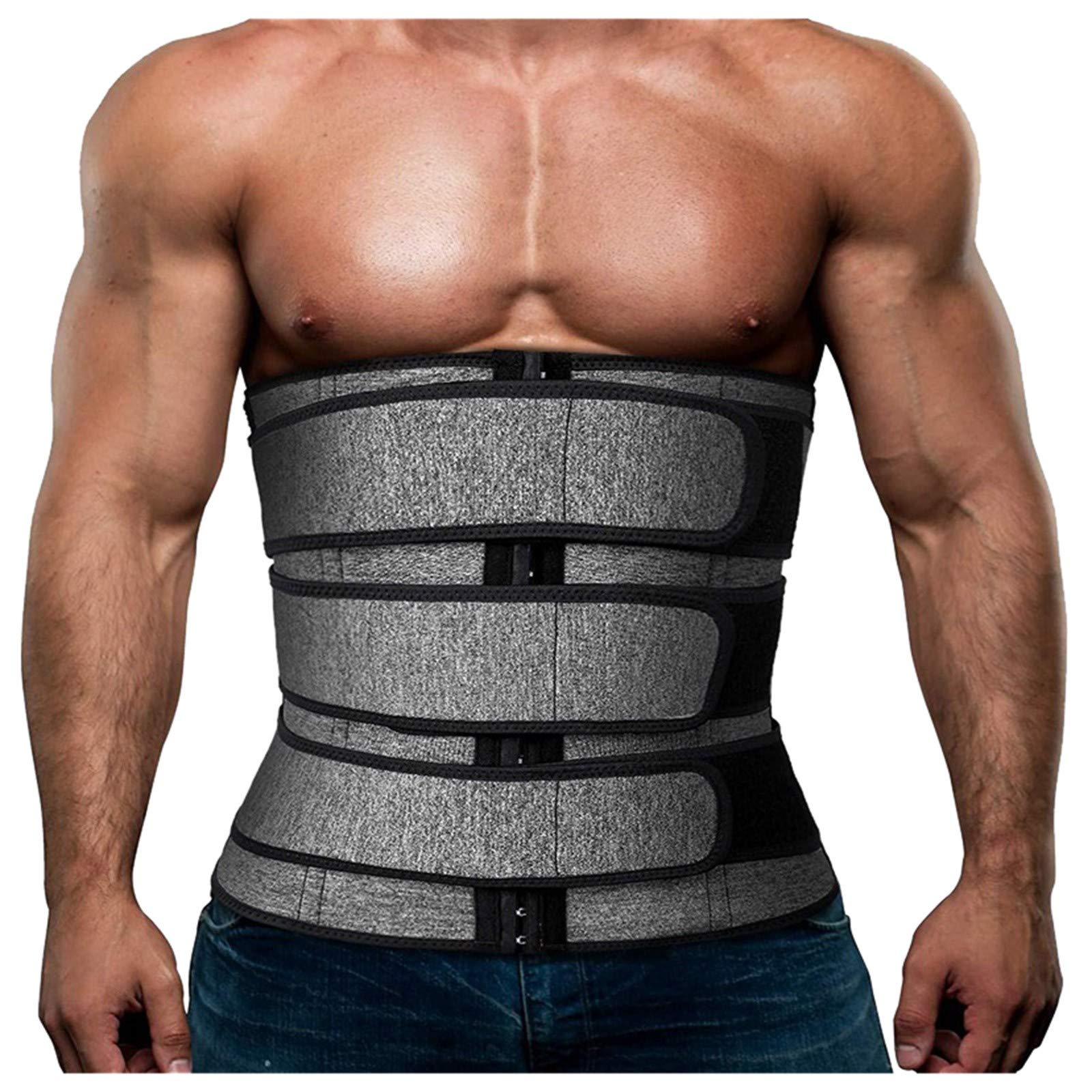 CRTIGD Men's Waist Trainer Shapewear - Slimming Tummy Control Belt for Running, Workout & Fitness - Breathable Waist Support for Sports & Daily Wear