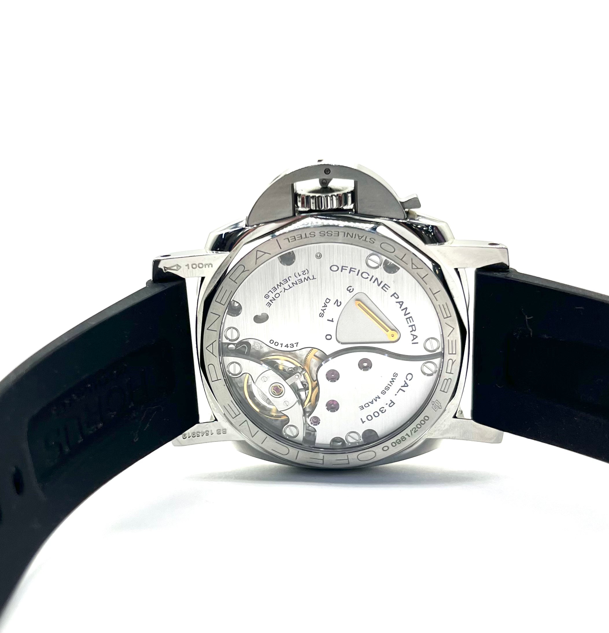 Panerai Luminor Marina Men's Luxury Stainless Steel Automatic Watch - Perfect for Diving, Business & Formal Occasions