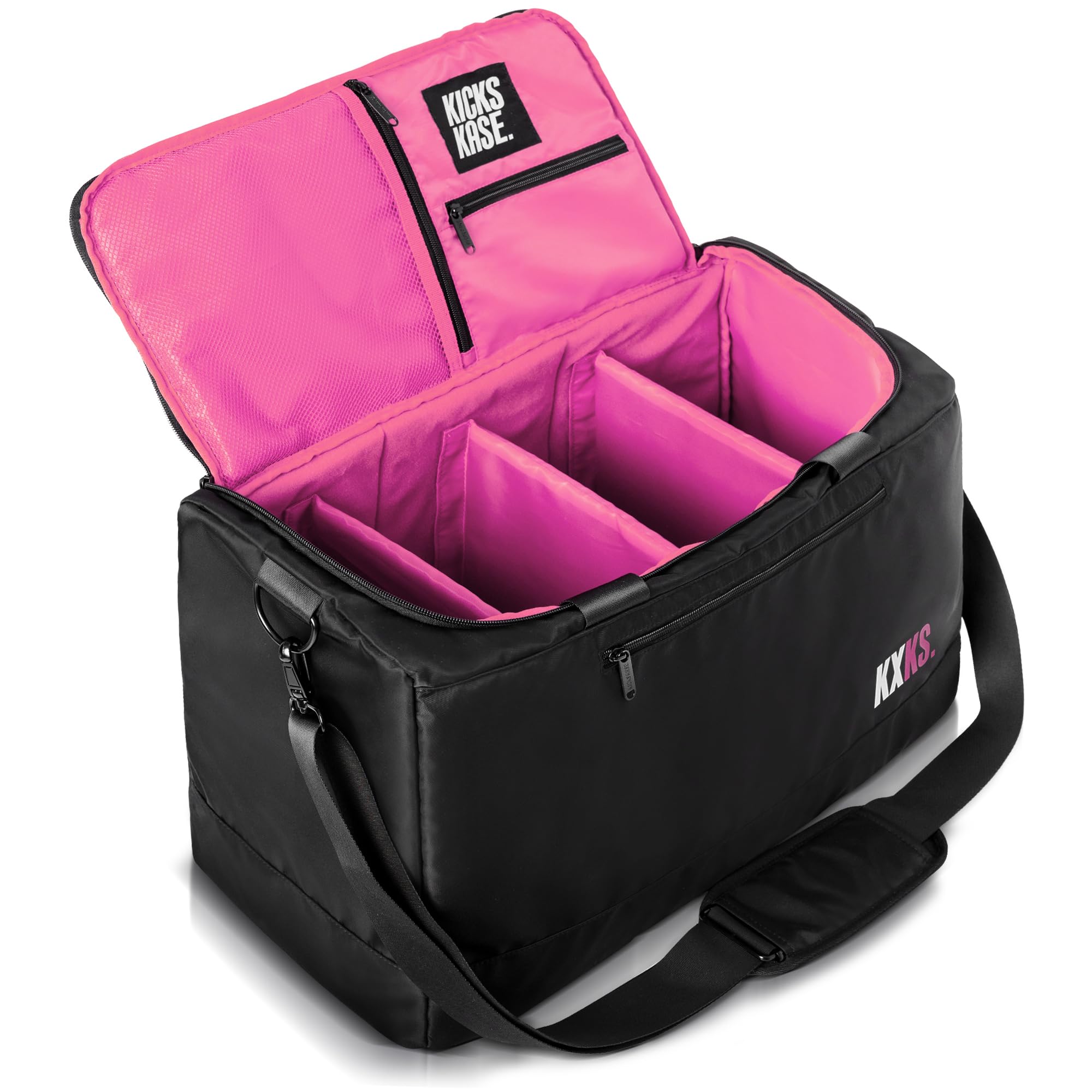 Kicks Kase Essential Sneaker Duffle Bag - Waterproof Travel Duffel for Shoes & Gym Gear, Heavy Duty Sports Bag with Separate Shoe Compartment | Perfect for Gym, Travel, Sports & Weekend Getaways