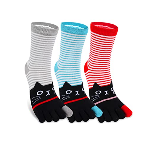 3 Pack-striped Black Cat