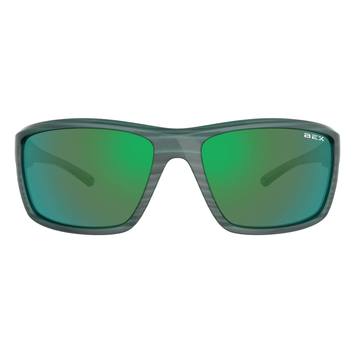 BEX Crevalle Polarized Sunglasses for Men & Women - UV400 Protection, Lightweight Frame, Forest Green Lens - Perfect for Driving, Fishing & Outdoor Activities