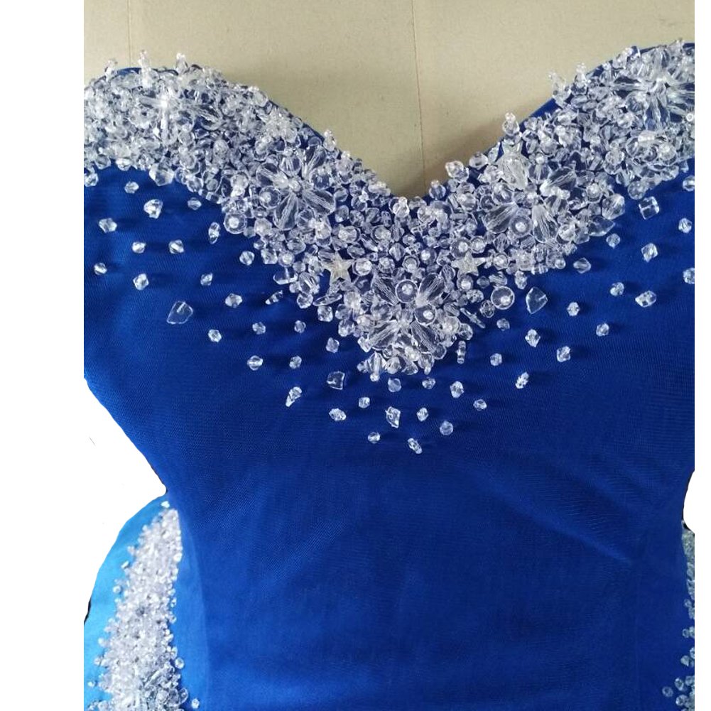Elegant White Beaded Peplum Long Lace Sweetheart Corset Prom Evening Dress for Women - Perfect for Formal Dances, Weddings & Special Occasions