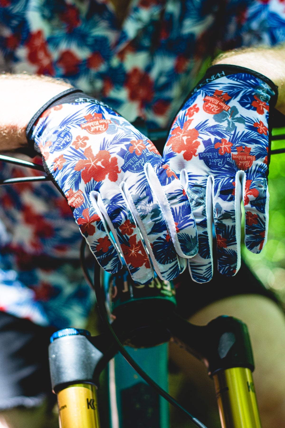 Pabst Blue Ribbon Summer Lite Gloves - Breathable & Lightweight for Outdoor Sports, Cycling, and Casual Wear