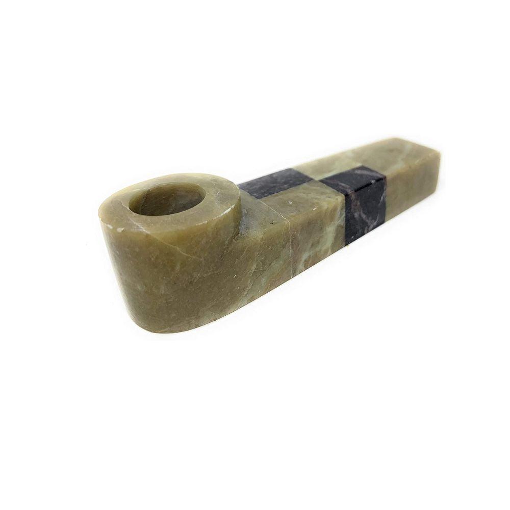 Handcrafted 4 Inch Straight Tobacco Pipe with Round Bowl - Durable Long Stem Smoking Pipe for Relaxation & Outdoor Use