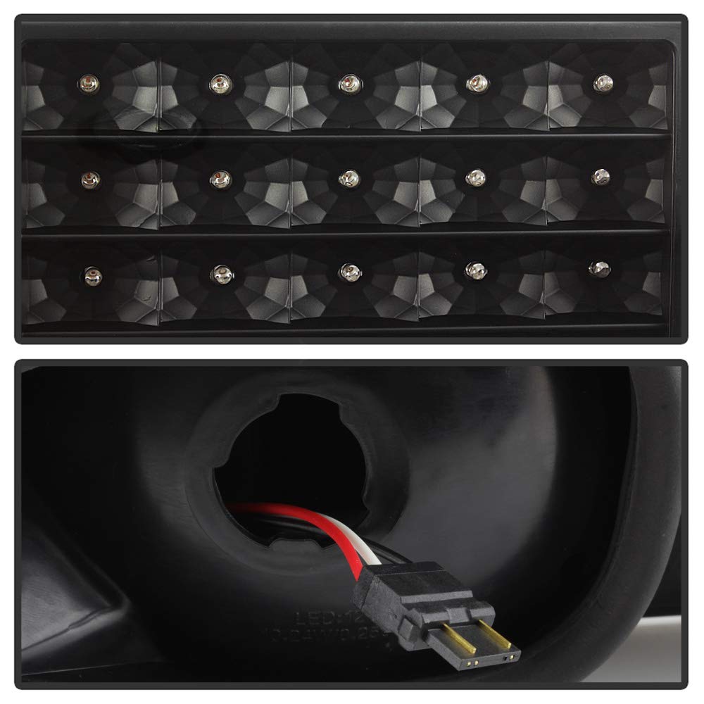 ACANII LED Tail Lights Brake Lamps for 1987-1993 Ford Mustang - Left & Right Pair - Bright & Durable Replacement Lights - Perfect for Night Driving & Car Shows
