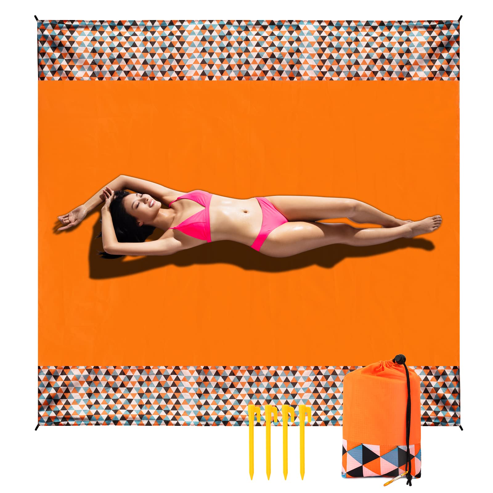 HZJOYUE Large Beach Blanket 79