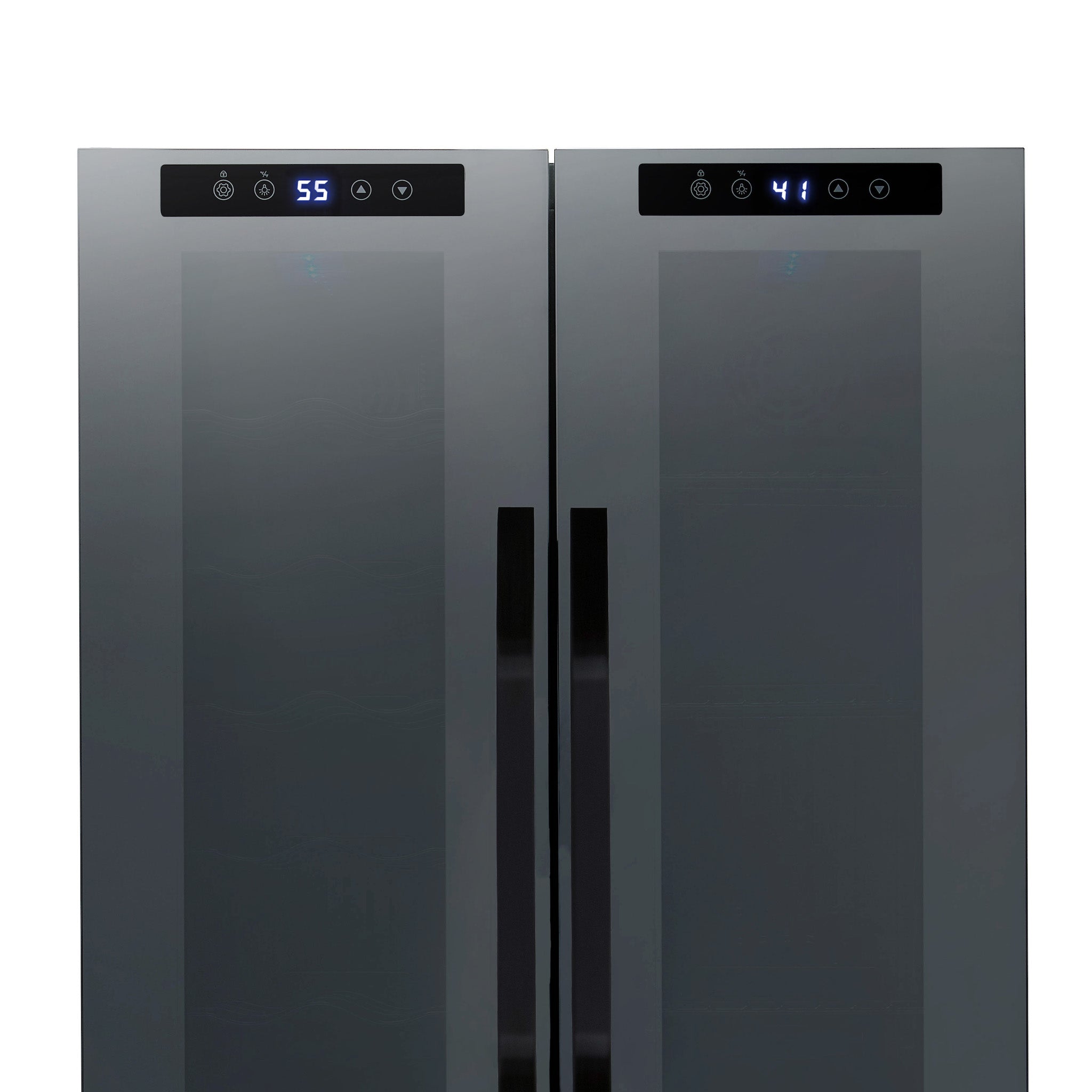 Newair® 39 Can 12 Bottle Dual Zone Freestanding Beverage Refrigerator - Perfect for Home Bar, Office, or Entertaining Spaces