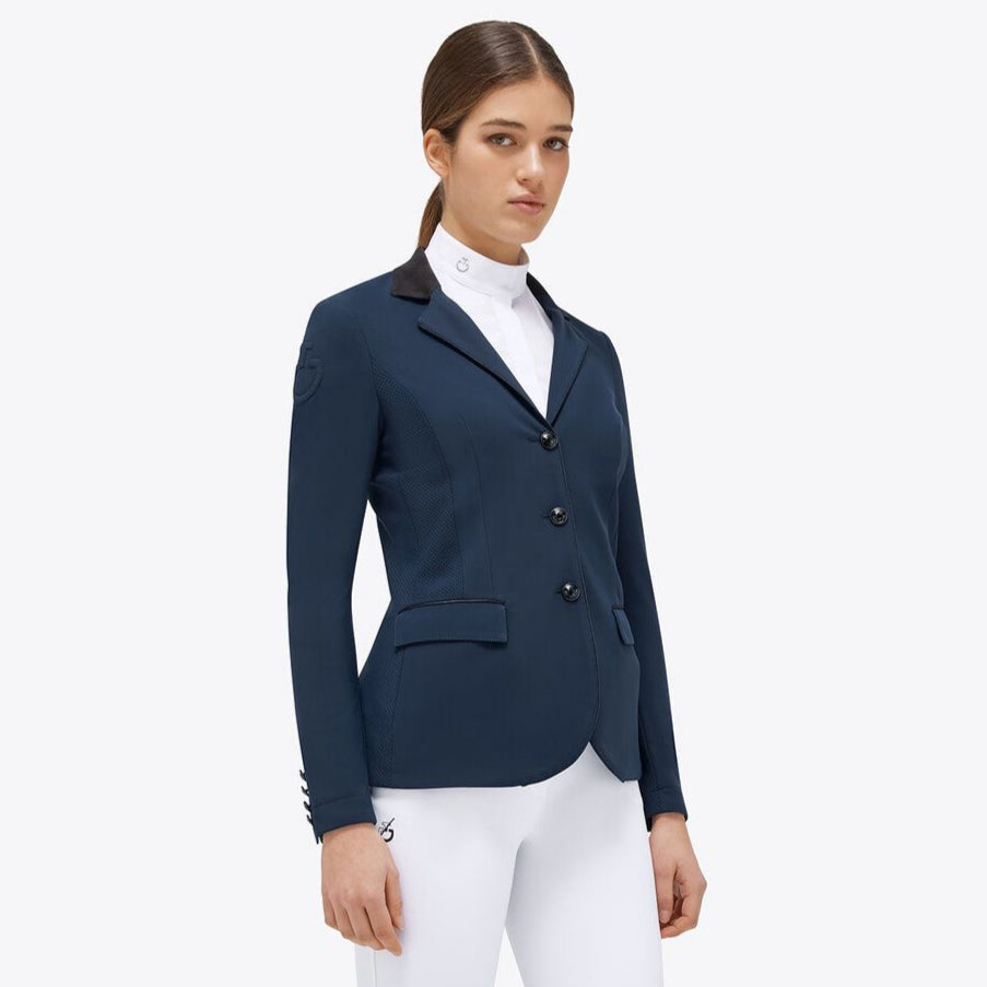 Cavalleria Toscana Women's Equestrian Show Jacket - Premium Riding Competition Apparel for Dressage & Show Jumping