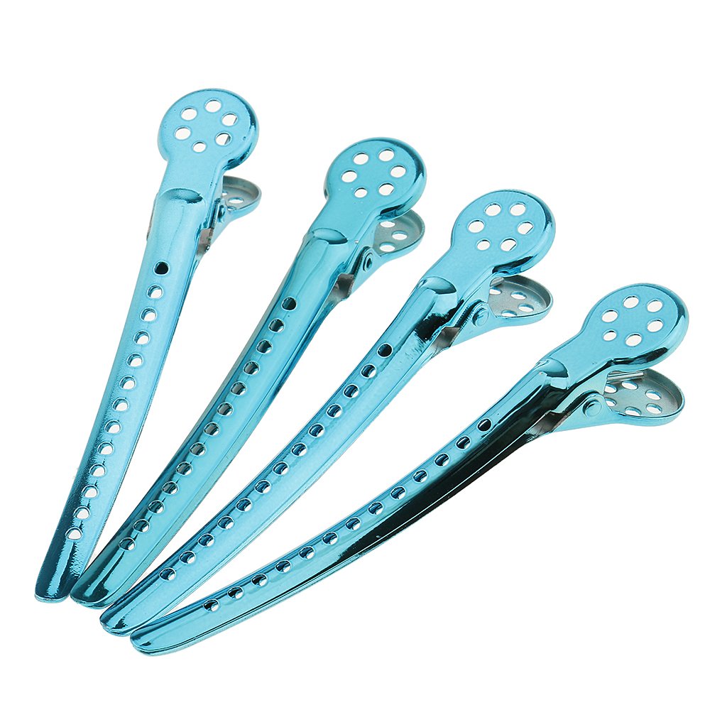 Sharplace 12-Pack Non-Slip Hair Clips for Styling & Sectioning - Professional Salon Hair Clips for Thick & Thin Hair - Perfect for Hairdressing, DIY Styling & Home Salon Use