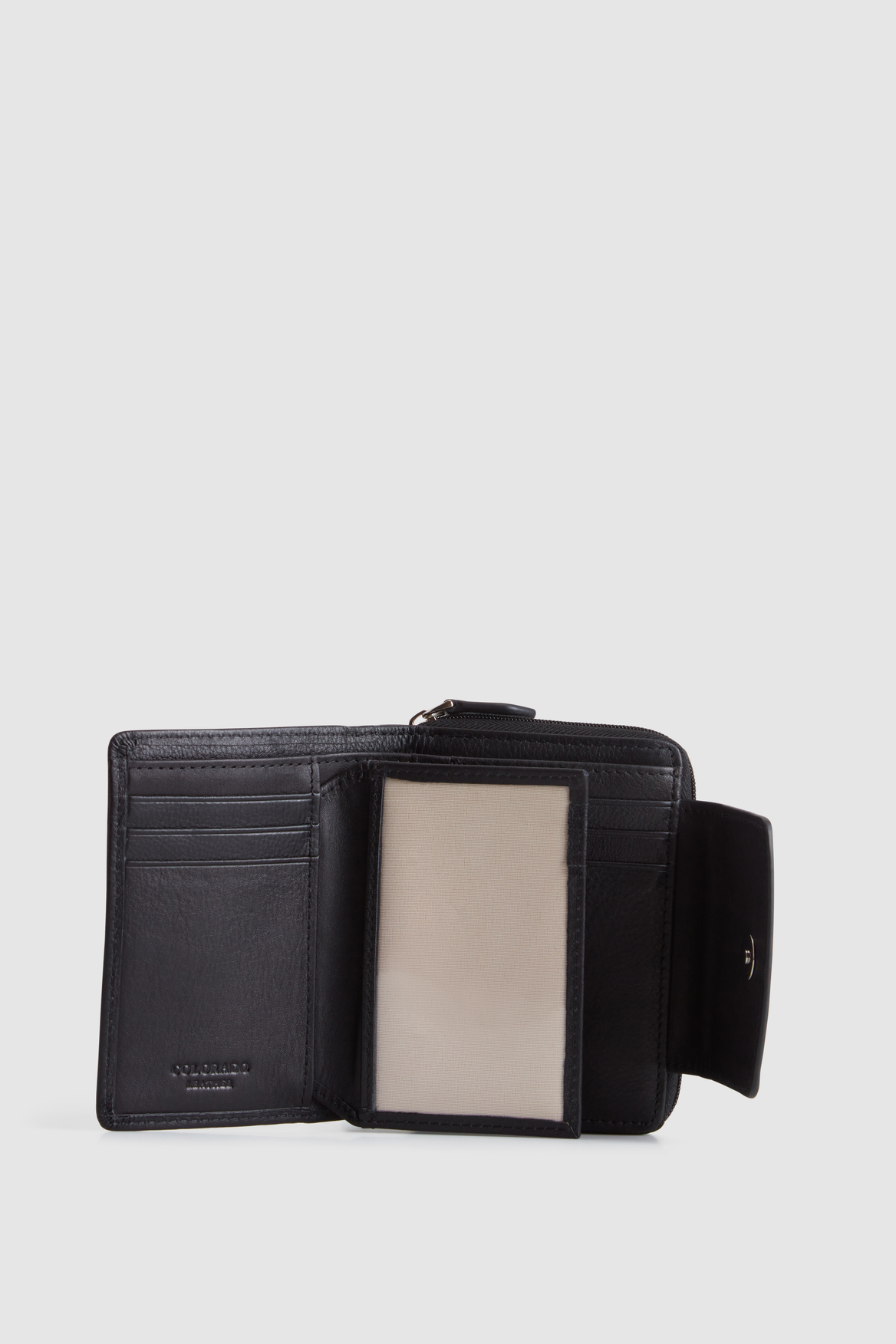 Genuine Leather Small Tab Wallet for Men - Slim RFID Blocking Minimalist Card Holder for Everyday Use & Travel
