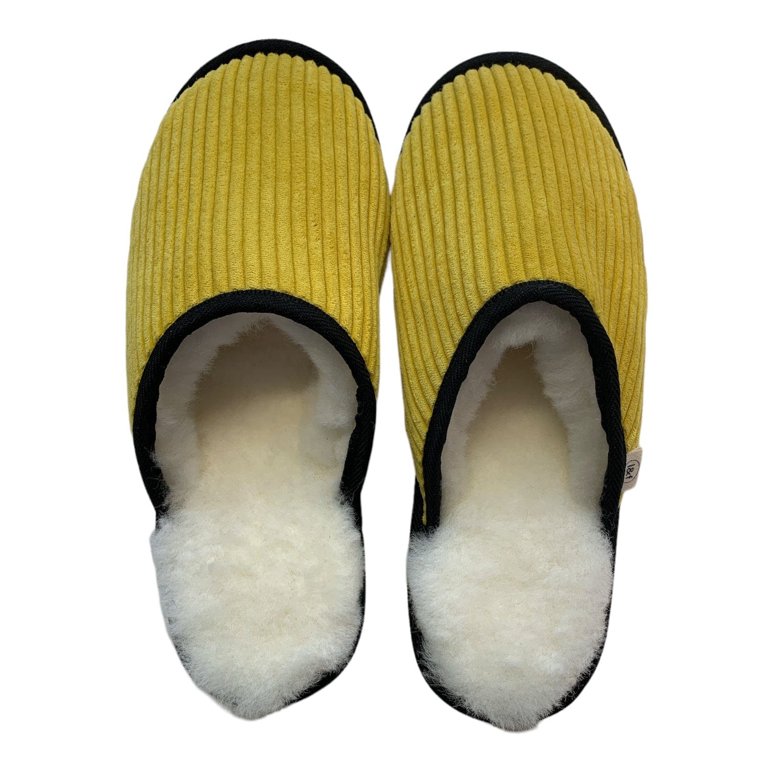Darven Yellow Medium White Slippers - Soft & Comfortable House Shoes for Men & Women - Perfect for Indoor, Lounge, Spa, and Hotel Use