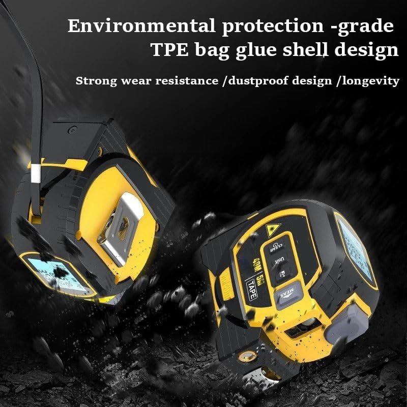 2025 New 3-in-1 Digital Tape Measure with LED Display - The Almighty Ruler by Almighty Tools (Blue, 2-Pack) - Perfect for Construction, DIY Projects & Home Improvement