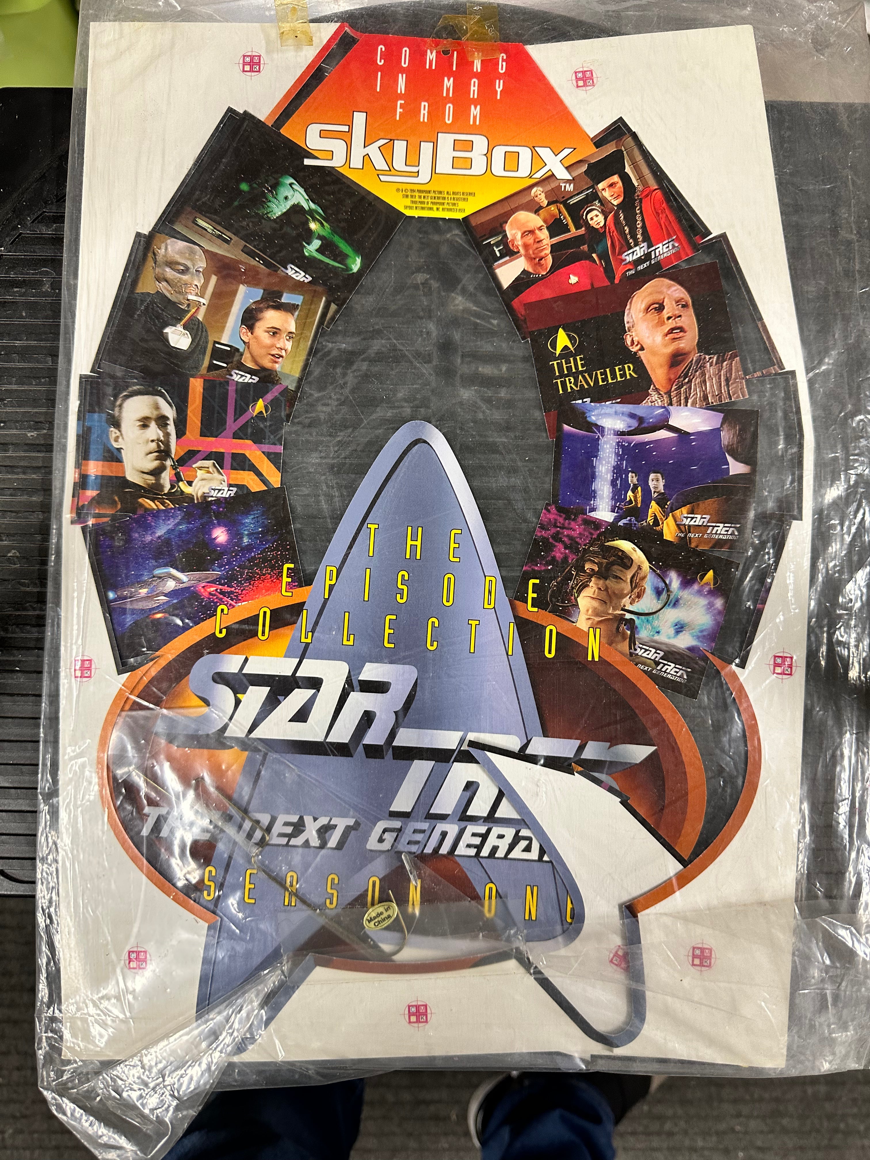 Star Trek The Next Generation 1994 Rare TV Show Collectible Mobile - Perfect for Sci-Fi Fans & Memorabilia Collectors