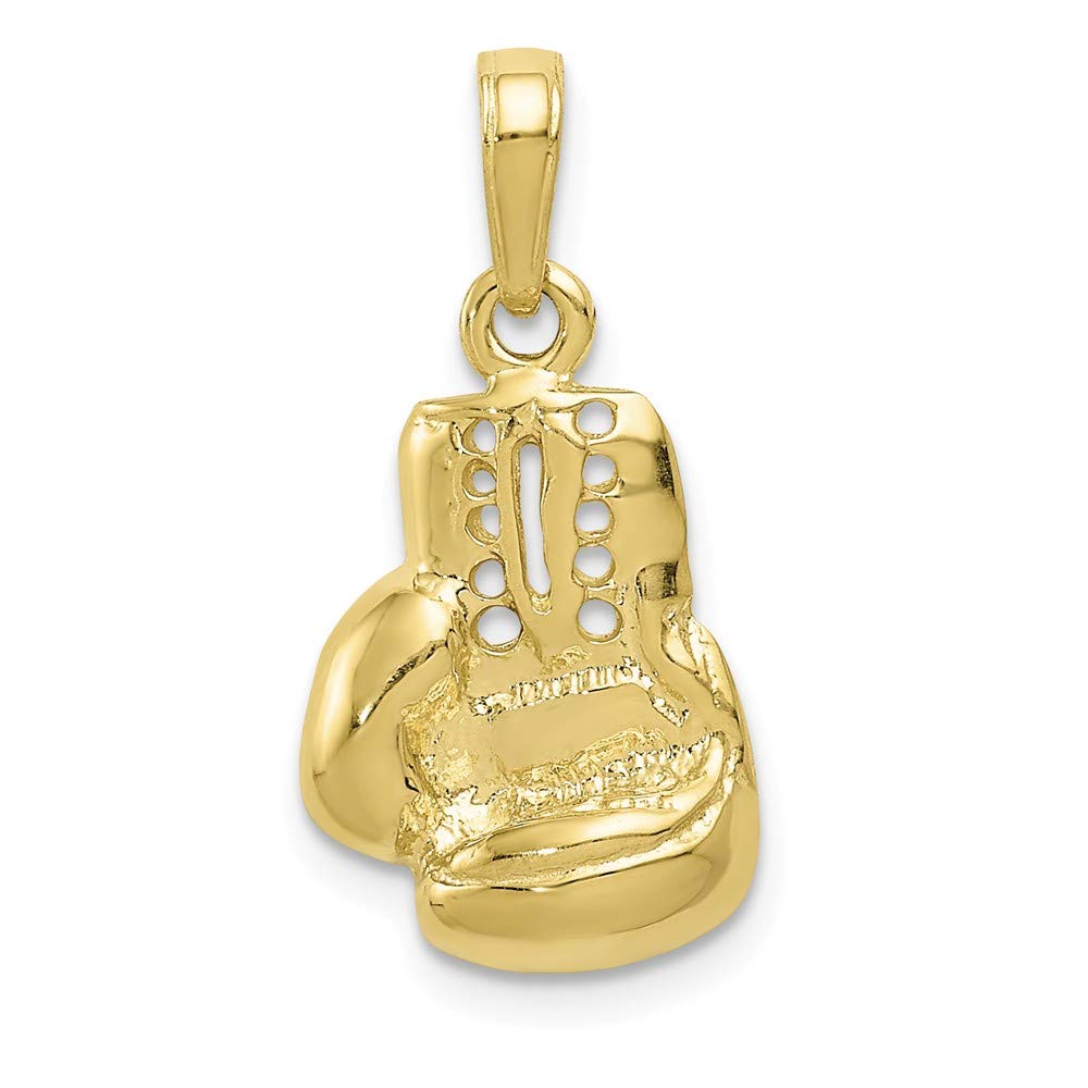 10K Yellow Gold Boxing Glove Charm Pendant for Men & Women - Durable Jewelry Gift for Boxers, Fighters & Sports Fans - Perfect for Boxing Gifts, Birthday & Anniversary Presents