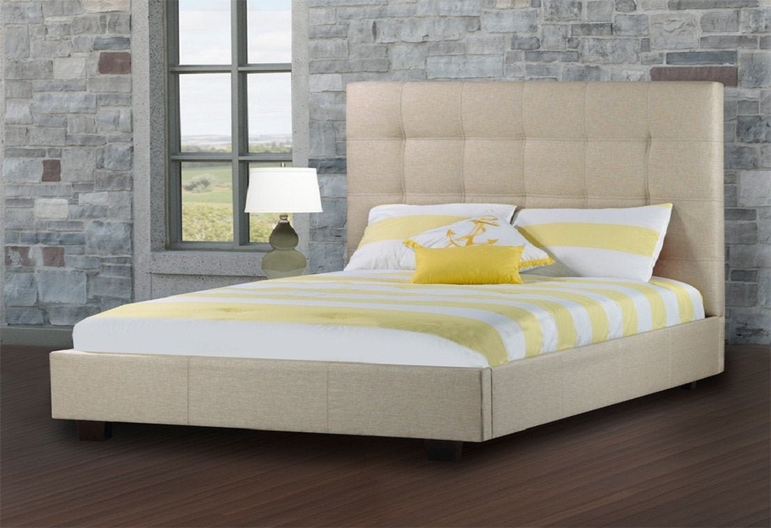 Luxury Comfort Bed with Padded Headboard - Queen Size Mattress for Ultimate Relaxation in Bedroom & Guest Room