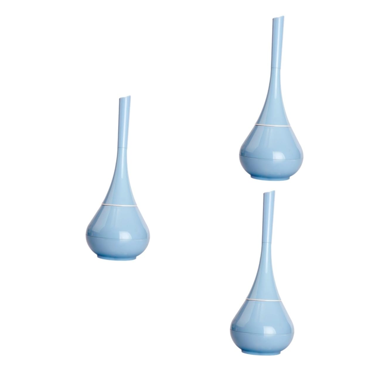 Zerodeko 3-Piece Cleaning Brush Set - Toilet Bowl Cleaner, Cup Brush & Handle - Compact Bathroom Cleaning Kit for Toilet, Sink & Laundry - Ideal for Home, Apartment & RV Use