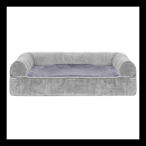 (Faux Fur & Velvet) Smoke Gray