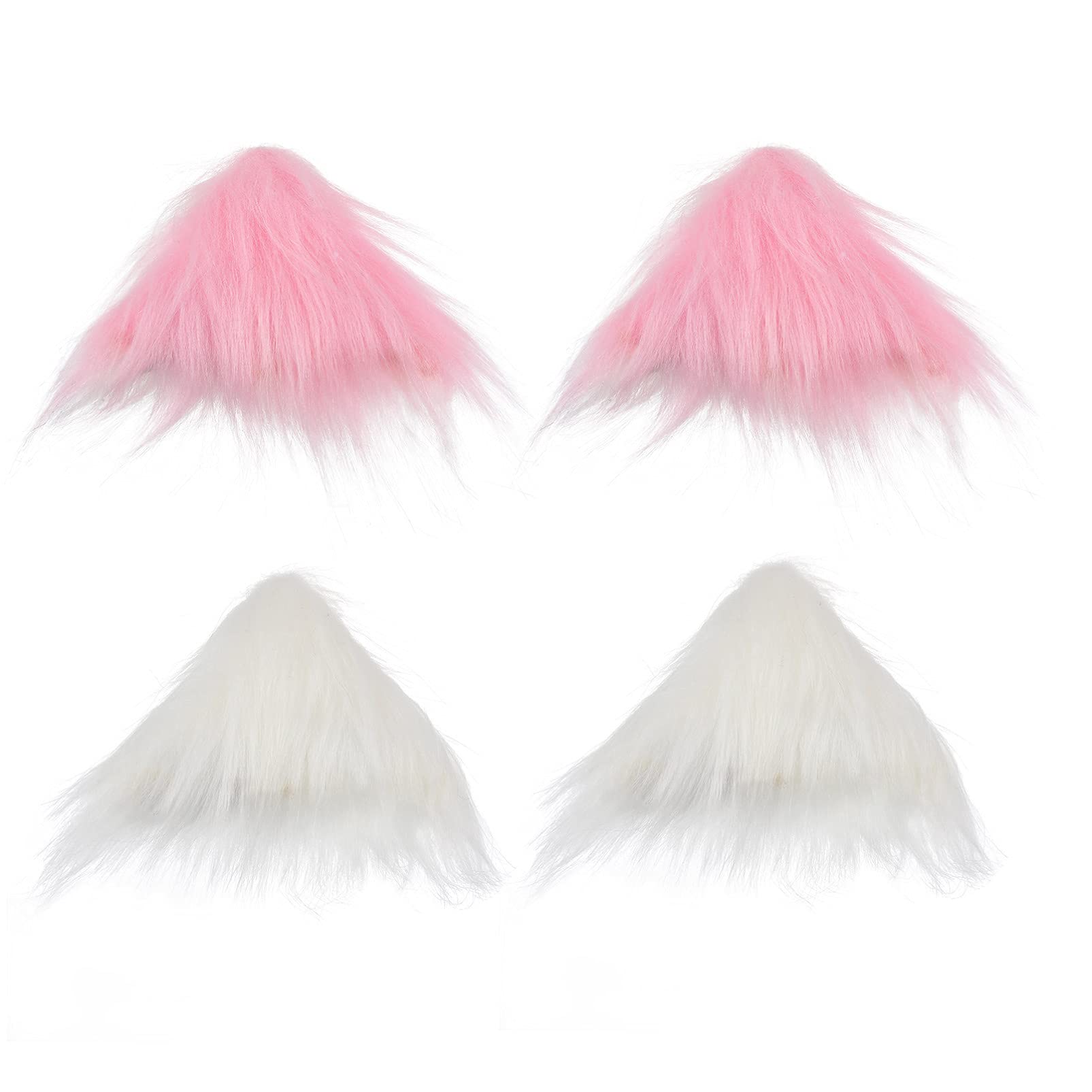 VALICLUD 2 Pairs Cat Ear Hair Clips - Realistic Cosplay Barrettes for Girls | Perfect for Anime Conventions, Costume Parties & Everyday Fashion Accessories