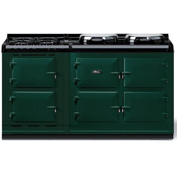 AGA 63-inch eR7 160 Classic Dual Fuel Electric Range with Gas Oven - Professional Kitchen Appliance for Home Chefs & Baking Enthusiasts (AER7563GLPBRG) - Perfect for Gourmet Cooking, Holiday Baking & Modern Farmhouse Kitchens