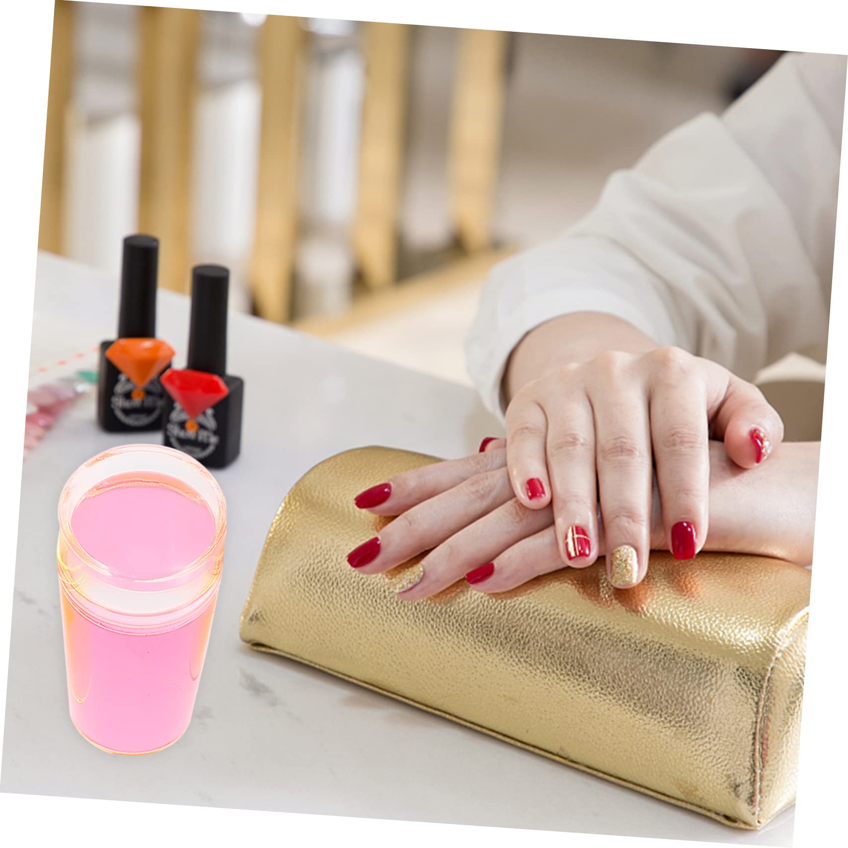 Mikinona Nail Art Stamping Kit - 5-Piece Nail Stamper Set with Scraper & Silicone Stamping Accessories for Professional Manicure | Perfect for DIY Nail Art, Salon Use & Fashionable Nail Designs