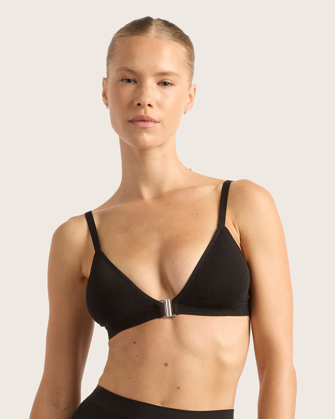 LYOLYTE Comfortable Padded Bralette for Women - Soft Wireless Bra, Seamless Underwear, Breathable & Supportive - Perfect for Yoga, Lounge & Everyday Wear - Black