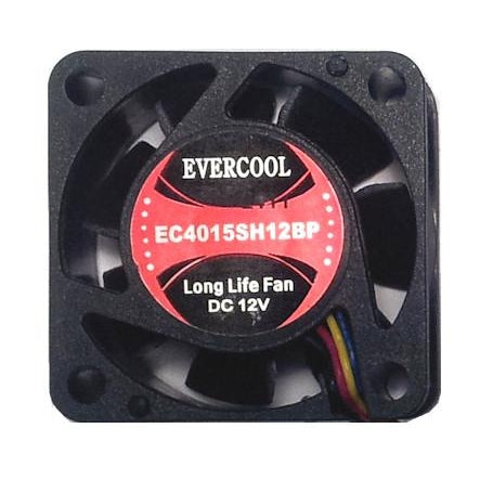 Evercool 40x40x15mm PWM Cooling Fan with 4-Pin Connector - High Performance PC Case Fan for Gaming Computers, Servers, and Electronics Cooling