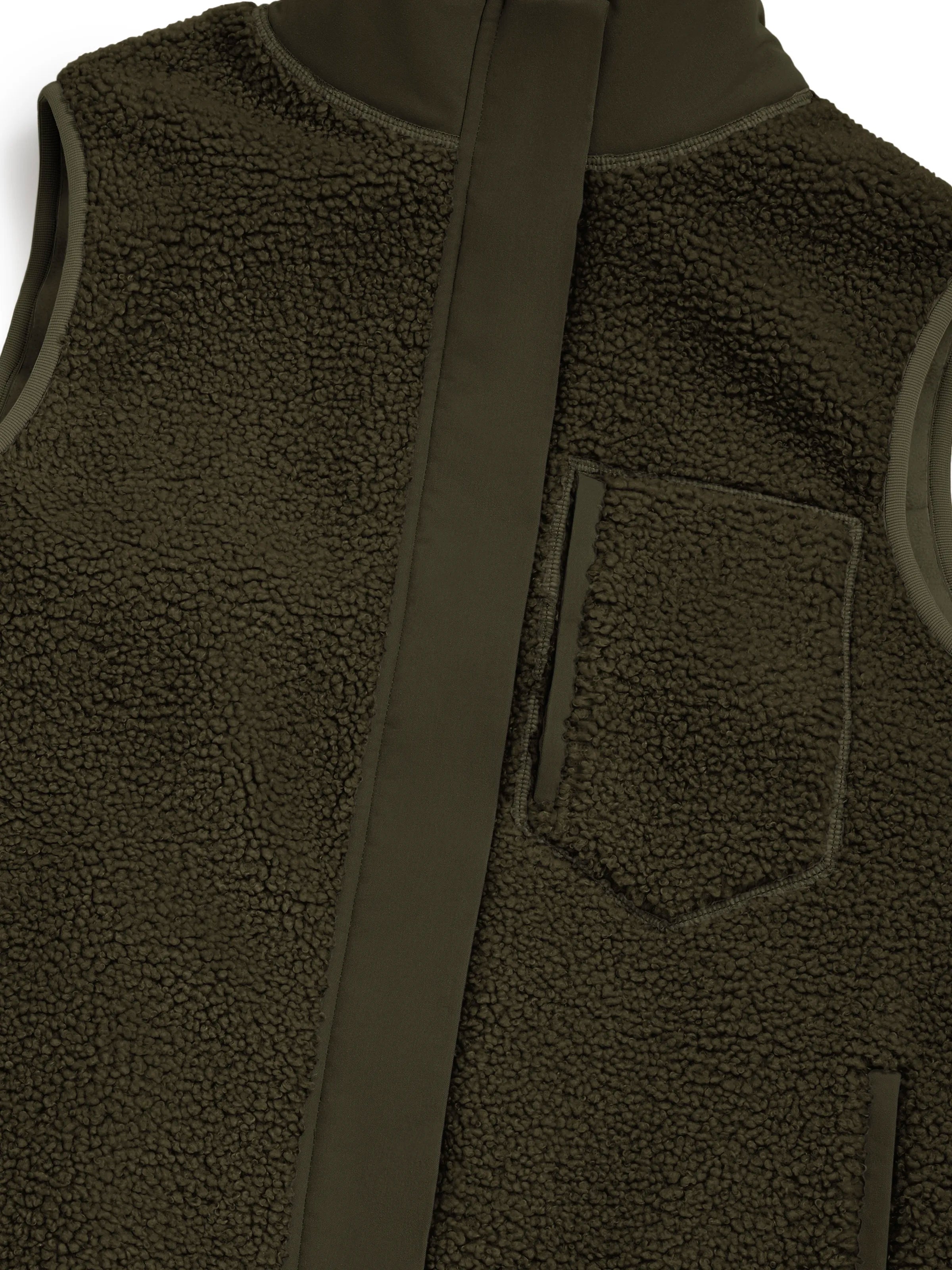 Agnes Fleece Gilet Vest for Women - Cozy Khaki Winter Layering Piece - Perfect for Outdoor Activities & Casual Wear