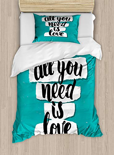 Teal Black and White