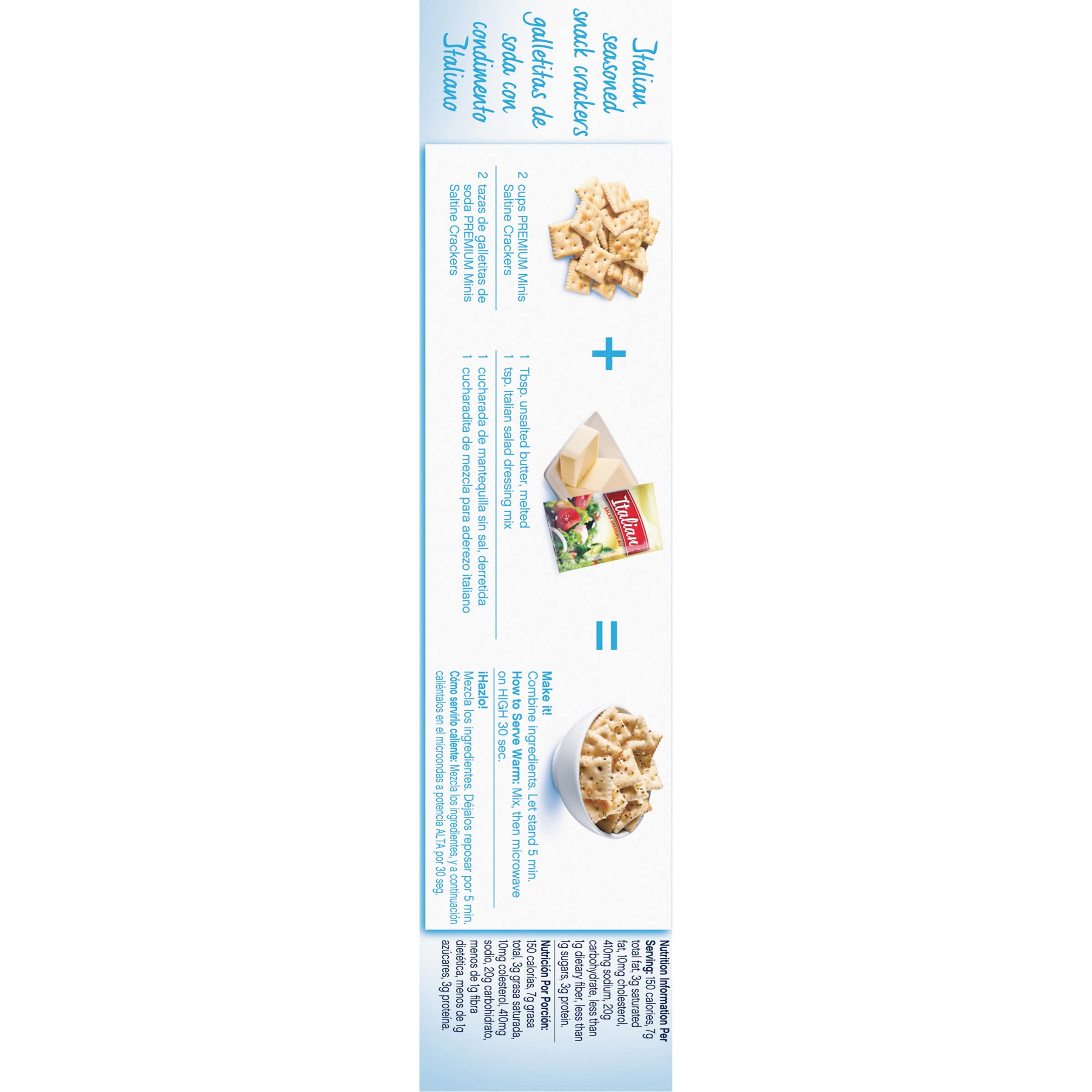 Premium Original Mini Saltine Crackers - 11oz Pack | Crunchy Lunch Snacks & On-The-Go Treats | Perfect for School Lunches, Office Snacking & Road Trips