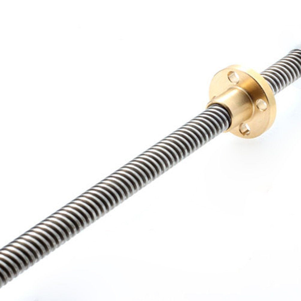 500mm Lead Screw with Nut - High Precision Linear Motion for CNC, 3D Printers & DIY Projects