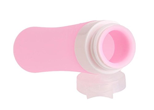 3PCS Leakproof Silicone Travel Bottles (80ml) - Empty Refillable Squeeze Tubes with Flip Top Cap for Shampoo, Lotion & Toiletries | TSA Approved for Airplane Carry-on | Perfect for Gym, Vacation & Daily Use