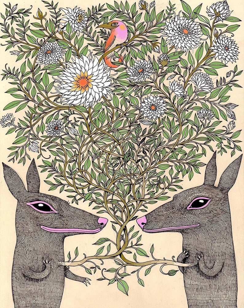 Fox and Comet Greeting Cards by Magda Boreysza - Handmade Birthday, Thank You & Holiday Cards for All Occasions | Perfect for Weddings, Anniversaries & Special Events