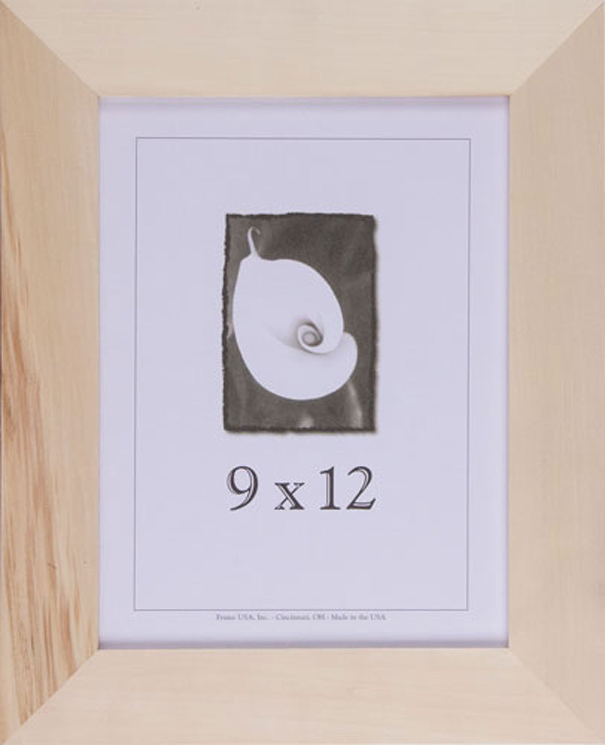 Frame USA DIY Picture Frame 9x12 Inches - 2-Inch Molding for Wall Art, Photos & Home Decor | Perfect for Living Room, Bedroom & Office Display