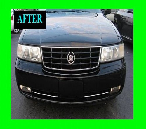 1998-2004 Cadillac Seville STS Lower Chrome Grille Replacement Kit - Perfect Fit for 1999 2000 2001 2002 2003 Models - Enhances Front End Style & Protection for Daily Driving & Car Shows