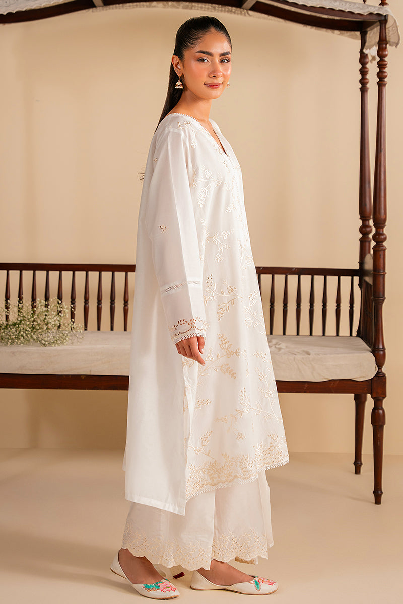 MOON LIGHT CHIKANKARI Embroidered Cotton Shirt & Dupatta Set | Traditional Indian Ethnic Wear for Women | Perfect for Weddings, Festivals & Special Occasions