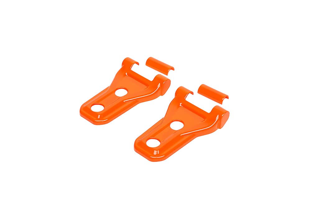 ABS Hood Cover Hinge Sticker Decal for Jeep Wrangler JL & Gladiator JT (2018+) - Orange Exterior Trim - Off-Road Protection & Custom Style Upgrade