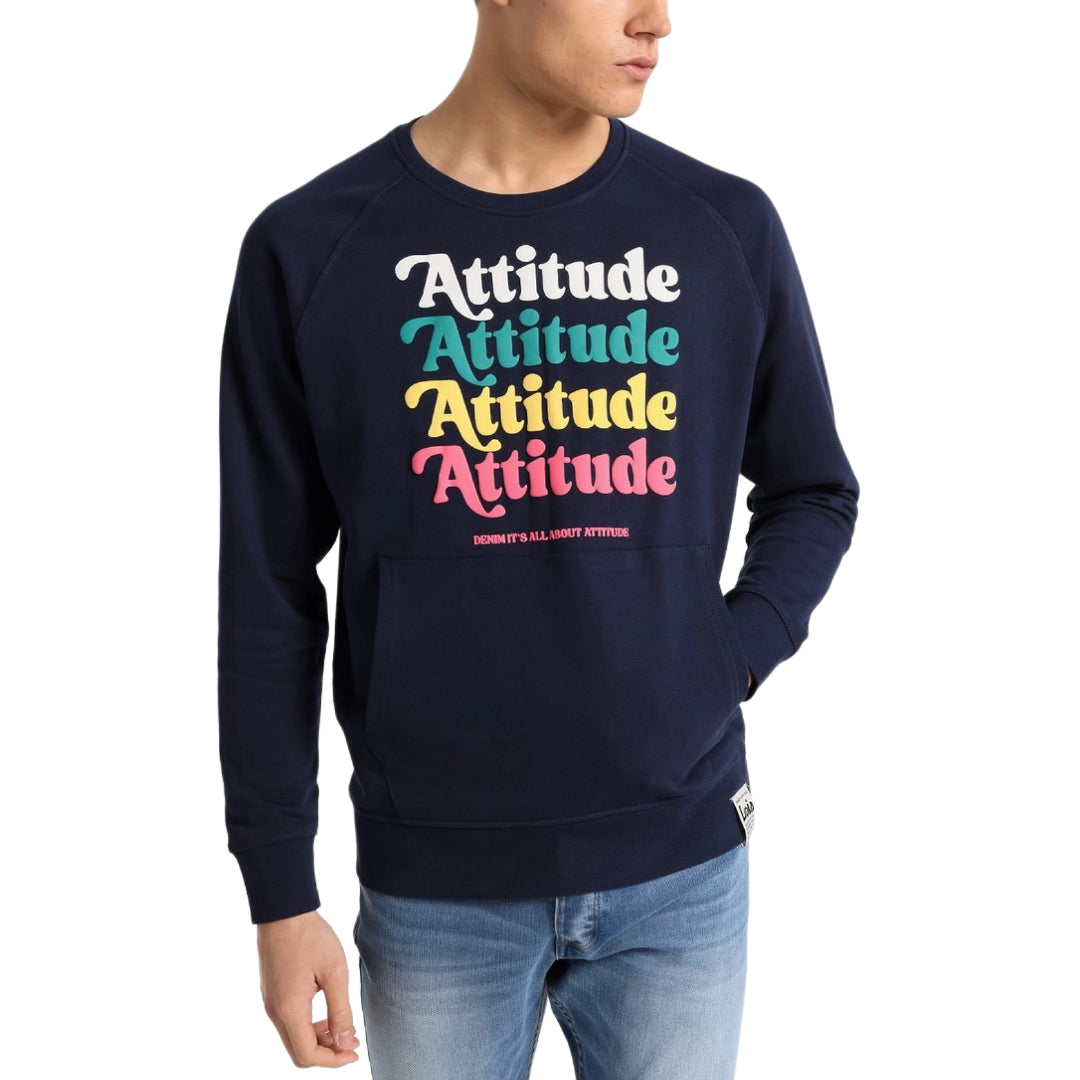Lois Attitude Navy Pullover Sweater - Cozy Casual Wear for Women | Perfect for Fall & Winter Outfits, Layering, and Everyday Comfort