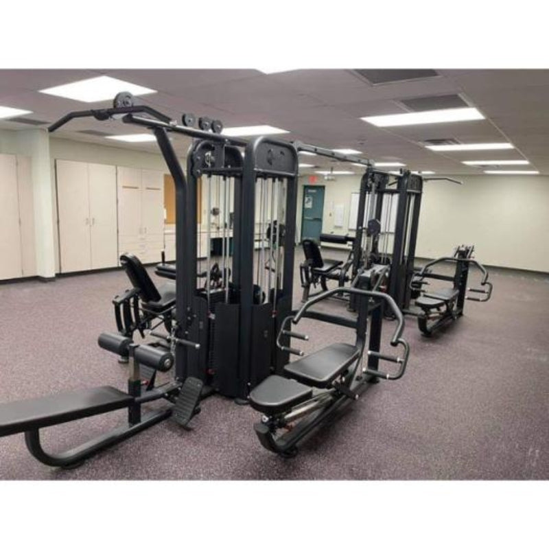Muscle D Compact 8 Stack Multi Gym MDM 8SCB - Home Gym Equipment for Full Body Workout | Strength Training & Fitness for Small Spaces