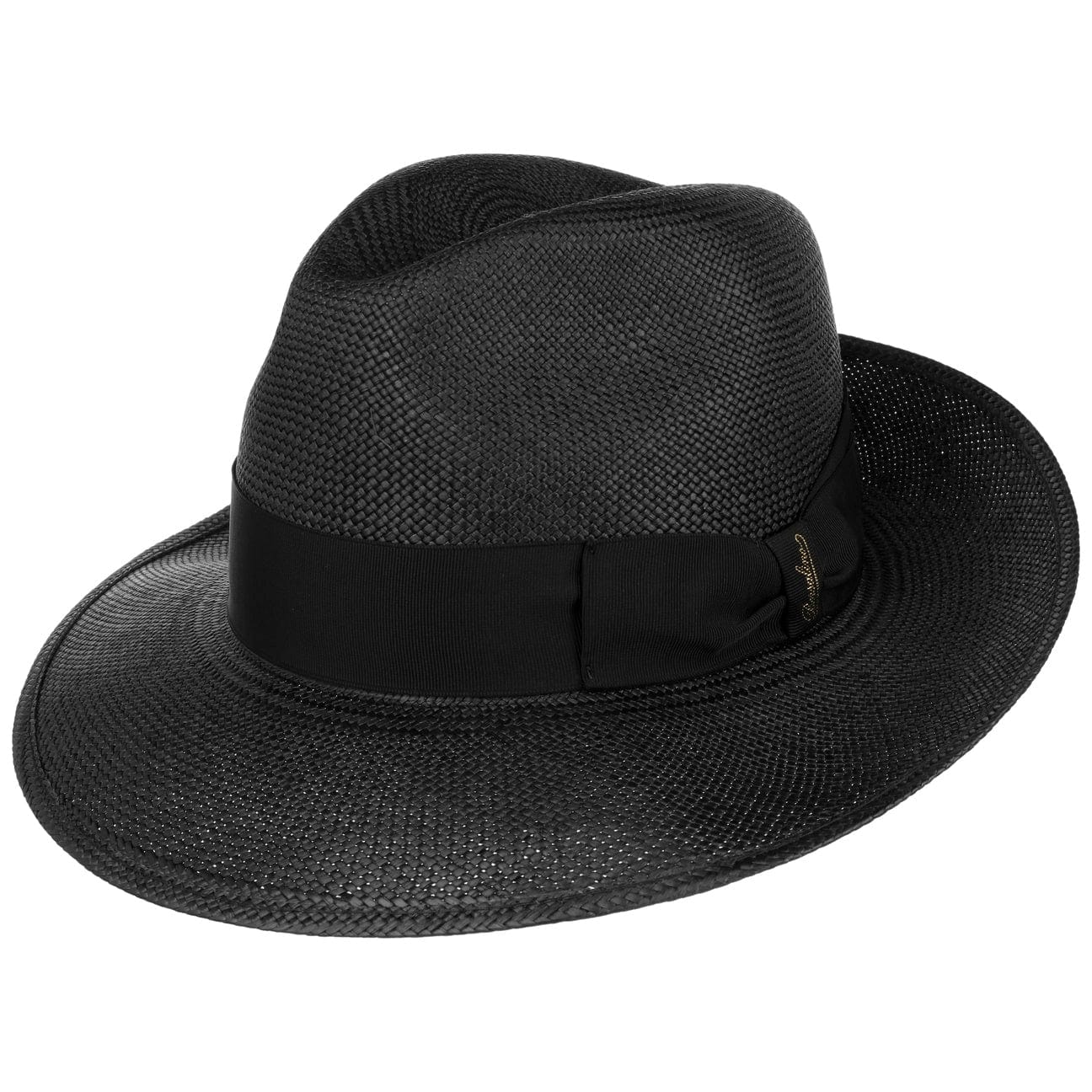 Borsalino Big Brim Fedora Straw Hat for Women & Men - Summer Sun Protection, Beach Vacation, Outdoor Activities