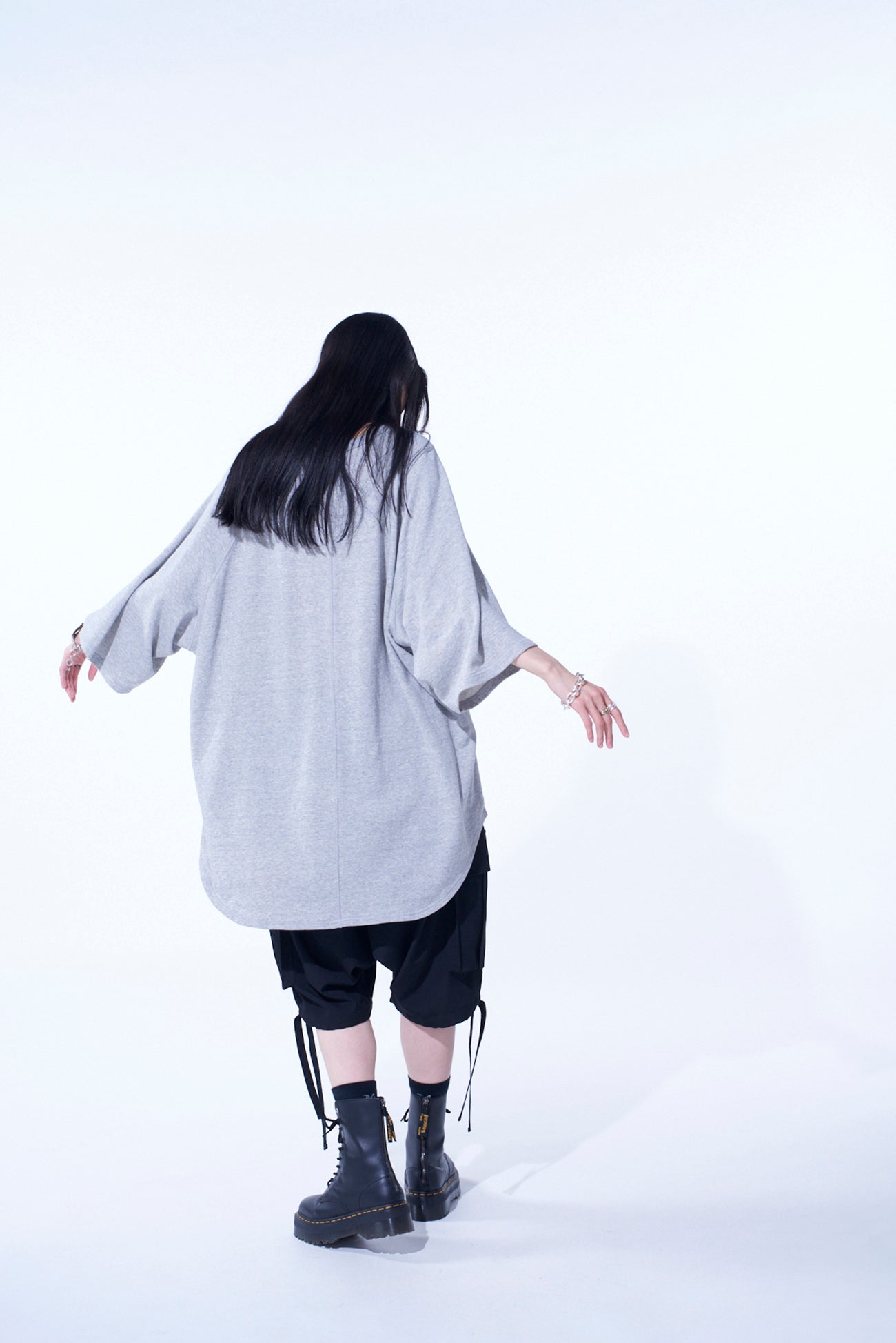 Soft Cotton Gauze Oversized T-Shirt with Raglan Sleeves & Center Back Stitch Detail - Comfortable Loose Fit Casual Top for Women | Perfect for Everyday Wear, Layering & Relaxing at Home