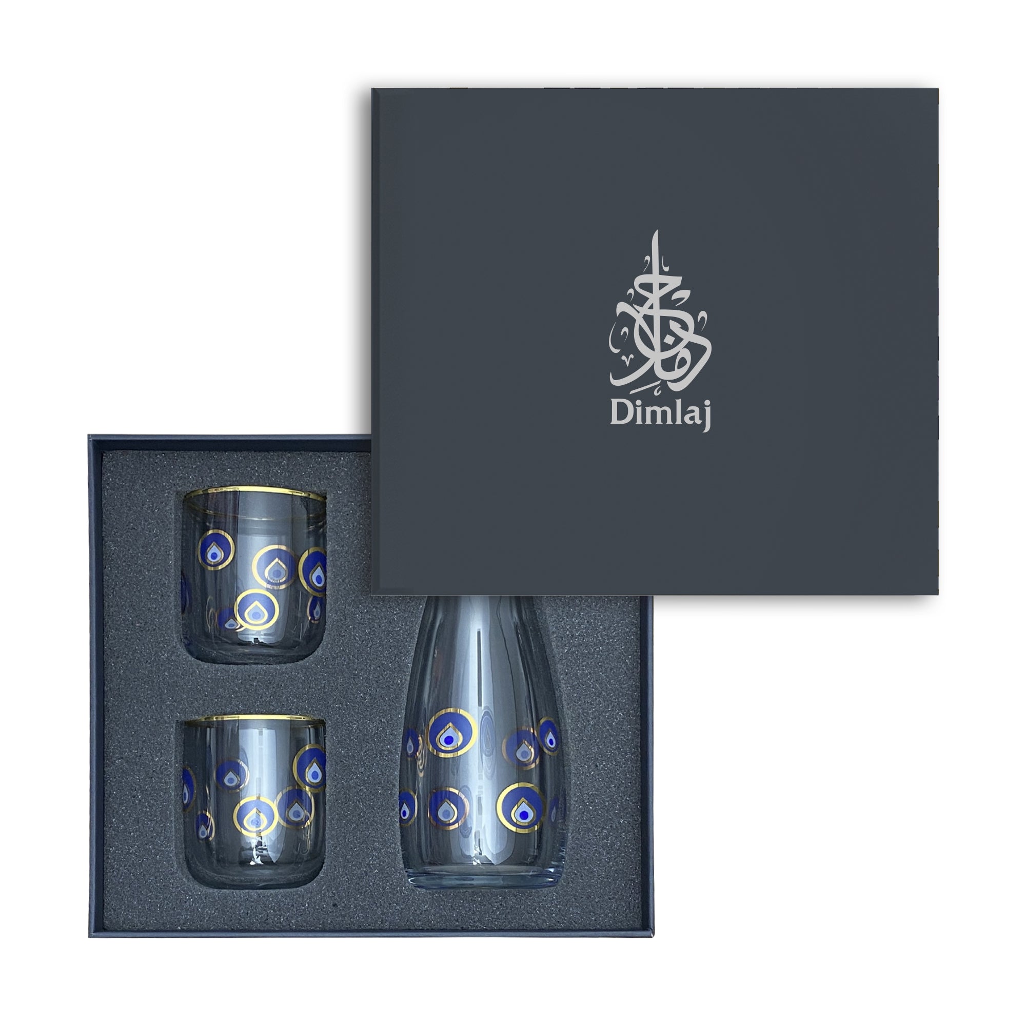 Dimlaj 3-Piece Gold Drink Charm Set - Elegant Beverage Charms for Wine, Cocktail & Tea Cups - Perfect for Parties, Gifts & Home Decor