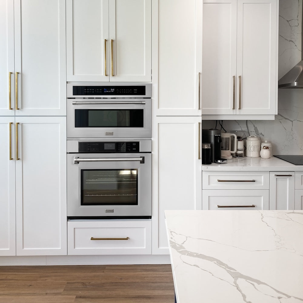 ZLINE 30 Inch Stainless Steel Professional True Convection Single Wall Oven with Air Fry & Self-Clean - Perfect for Home Kitchens, Baking, Roasting & Air Frying (WAS 30)