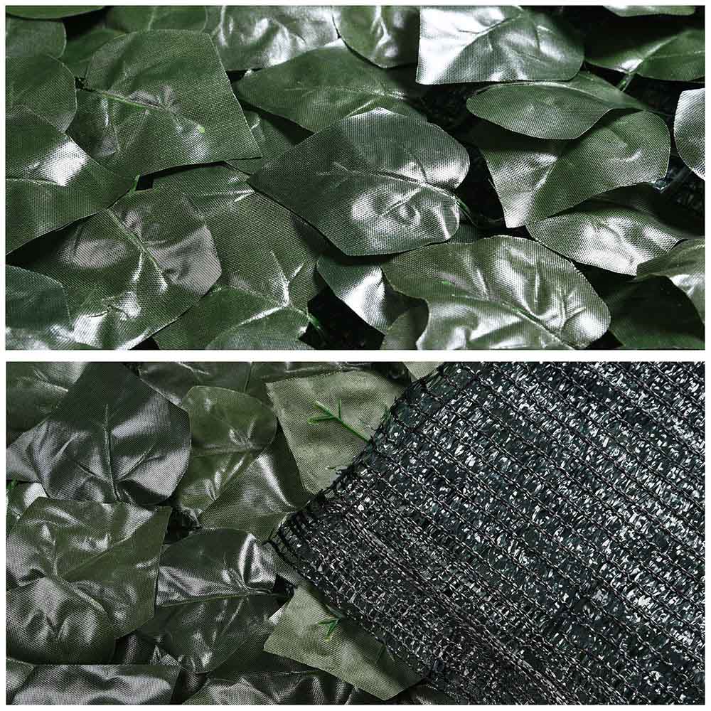 59x196 Inch Artificial Ivy Privacy Fence Screen with Reinforced Mesh Backing - UV Resistant Outdoor Greenery Wall Cover for Patio, Balcony & Garden Decoration