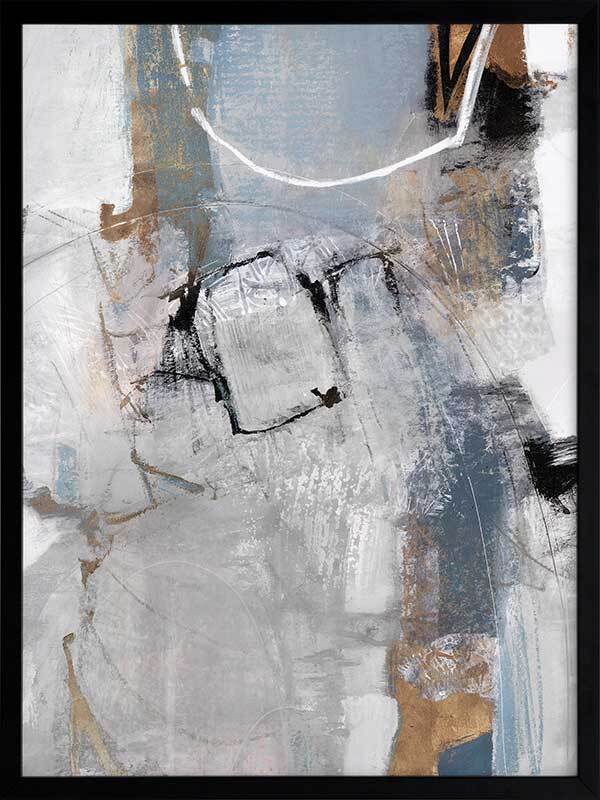 Clear Call II Framed Art Print - Modern Wall Decor for Living Room, Bedroom & Office - High Quality Canvas Painting for Home & Office Decor