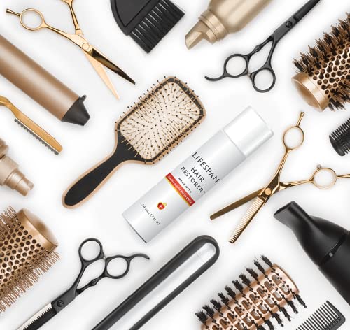 Lifespan Hair Restorer - Natural Hair Growth Treatment for Thinning Hair & Hair Loss - Stimulates Hair Follicles for Fuller, Healthier Hair - Perfect for Men & Women at Home or Salon Use