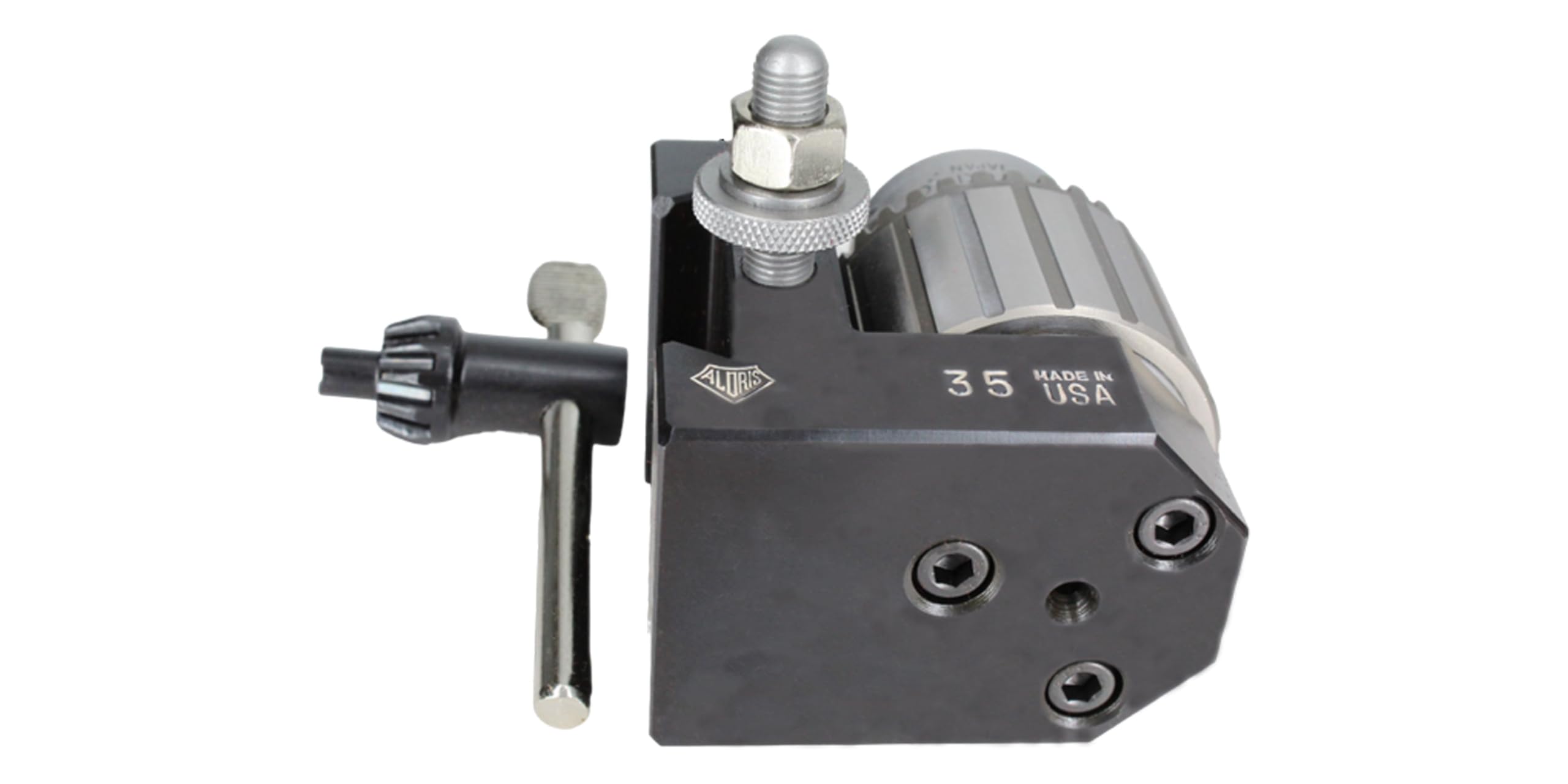 Aloris CXA-35 Quick Change Dovetail Lathe Tool Post Holder for Metal Turning - Perfect for CNC Machining & Industrial Workshop Use