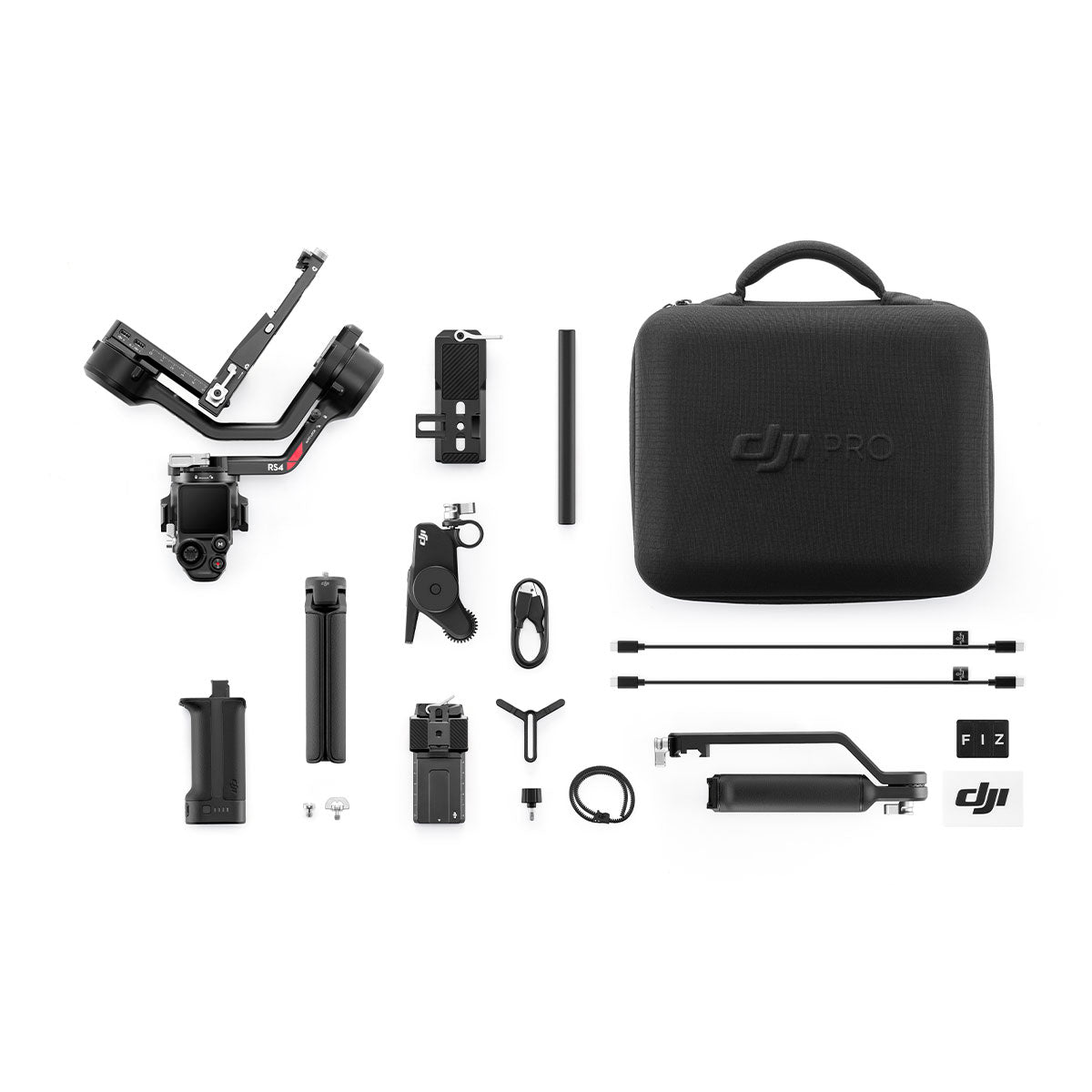 DJI RS 4 Pro 3-Axis Gimbal Stabilizer for Mirrorless & DSLR Cameras - Professional Camera Stabilization for Smooth Video Shooting - Perfect for Vlogging, Filmmaking & Travel Videography
