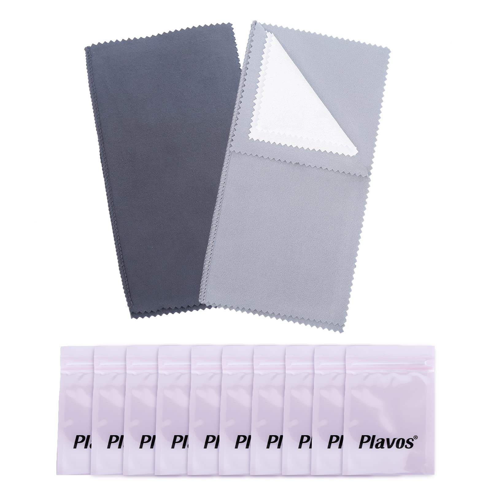 Microfiber Jewelry Cleaning Cloth Set - 2 Pack for Silver, Gold & Watches - Perfect for Home & Travel
