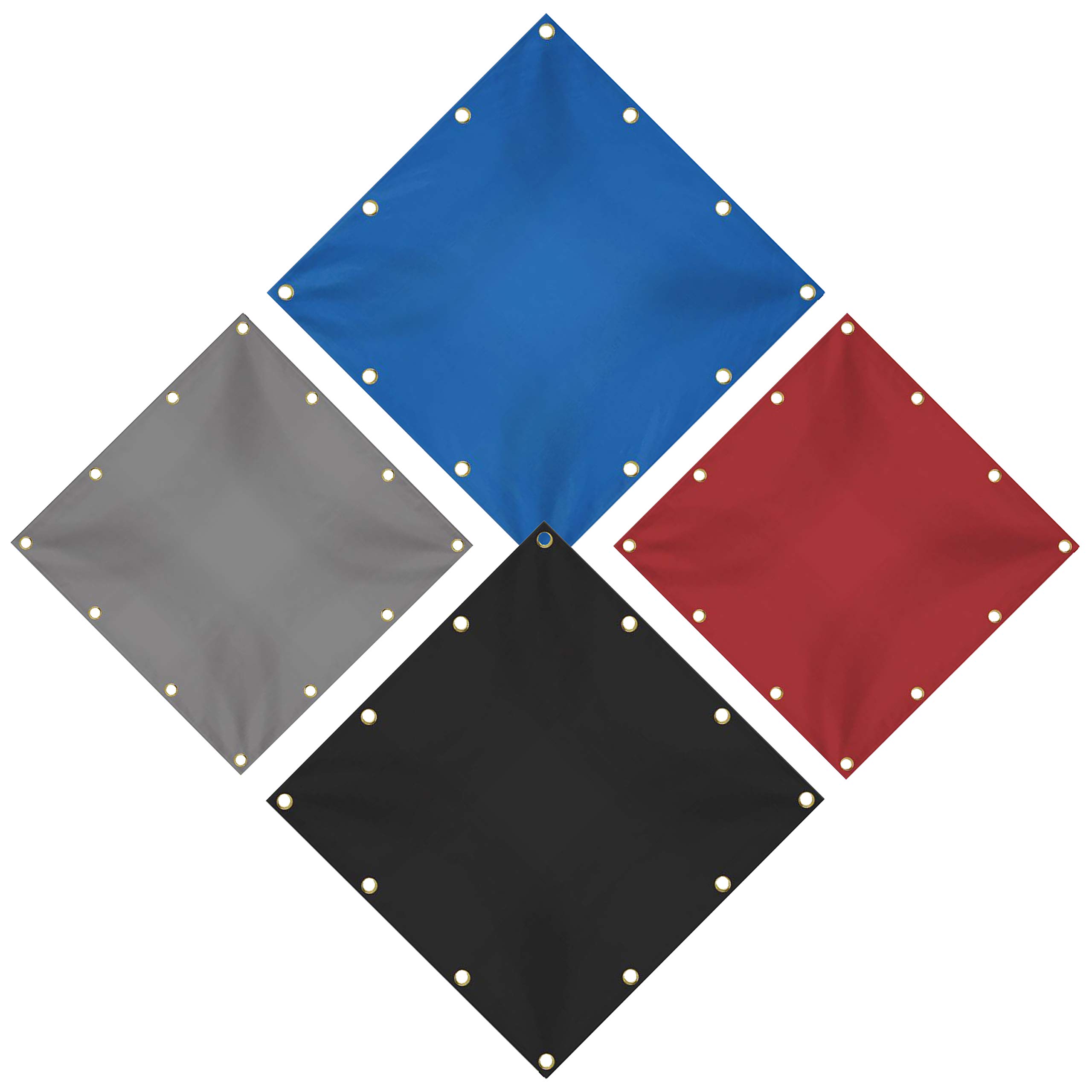 Heavy Duty 18 Oz Waterproof Tarpaulin - UV & Tear Resistant Cover for Roof, Canopy, Camping, Patio, Pool & Boats (10'x12', Red) - Ideal for Outdoor Protection & Emergency Shelter